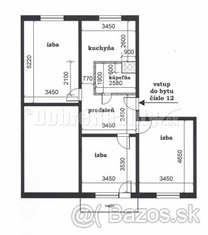 REZERVOVANÝ: Skvelý 3 izbový byt so znaleckým posudkom, 72 m - 12