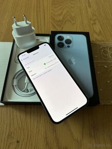 iPhone 13 Pro 256 gb Sierra Blue v záruke + príslušenstvo - 12