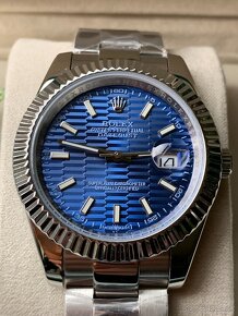 Rolex Datejust Blue Motif, Nové, 40mm - 12