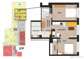 3-izbový apartmán s terasou, jazierkom, parkingom, T.Štrba. - 12