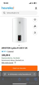 Bojler Ariston LYDOS R 100 V 2K CZ EU + expanzná nádoba - 12