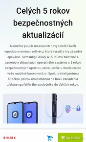 Aktualne Samsung Galaxy A15 5g dual Black - 12