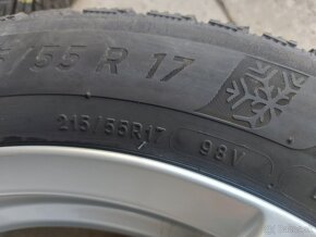 5x114,3R17 alu disky KIA -HYUDNAI-225/55R17 zimné pneu - 12