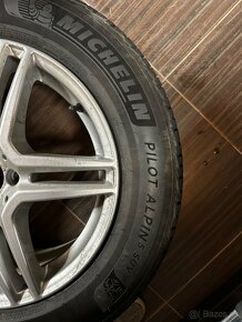 Zimná sada 255/55 r18 Michelin, disky Mercedes ML, 5x112 - 12