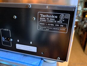 Tape deck Technics RS B665 - 12