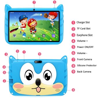 Tablet smart kids 4/64GB - WiFI - nový a zabalený - 12