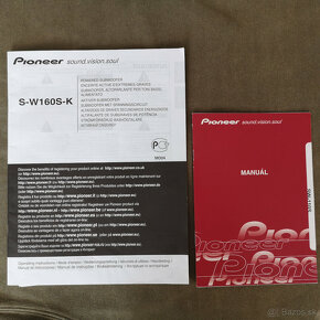 Predám subwoofer Pioneer S-W160S-K 160W - 12