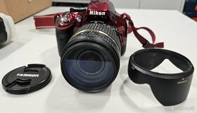 Nikon D5200 objektív Tamron 18 -270  plus externy blesk - 12