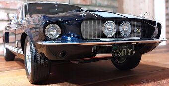 Ford Mustang Shelby GT 500 1967 model 1:8 59cm deagostini - 12