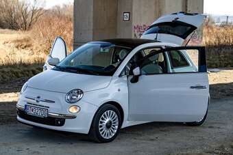 Fiat 500 1,2 (panoramatické okno, červená koža, kúpené v SR) - 12