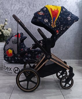 RARITNÁ TROJKOMBINÁCIA CYBEX ROSEGOLD ANNA K SPACE ROCKET - 12