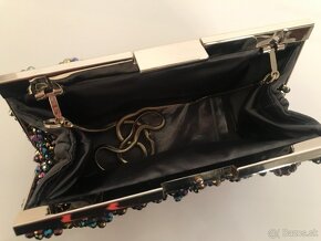 Lk Bennett clutch multicolor embroidered - 12