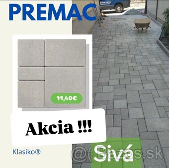 Predaj zámkovej dlažby  Premac už od 11,40€m2 - 12