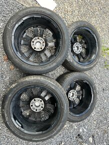 5x115 R17 Hliníkové disky(ako nové) DUNLOP letné pneu - 12