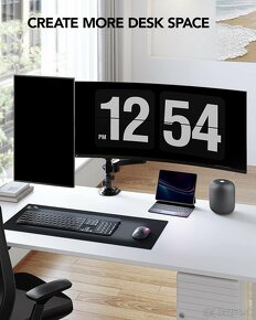 HUANUO HNDS8 Stolový Držiak na 2 Monitory 17"- 32" - 12