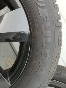 ALU disky Škoda 5x112 r16 ET43 zimné gumy 215/60 R16 - 12