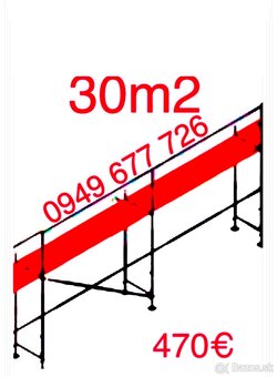 Predám lešenie stavebné lešenie certifikované pozinkované - 12
