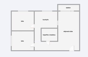 Babony TRE | Na prenájom krásny 3i byt v Ružinove na ulici S - 12