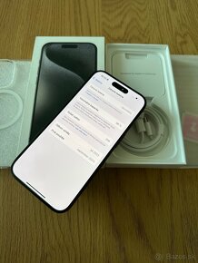 iPhone 15 Pro 256 gb Black Titanium v záruke - 12