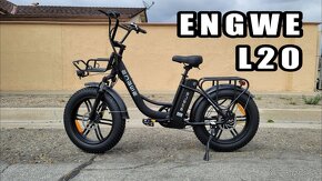 Mestský fat ebike Engwe L20 20x4.0",750W,45km/h,140km,34kg - 12