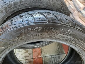 Zimné pneu Matador 215/45 R16 XL dezén ako na nových - 12