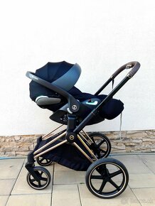 Cybex priam 4.0  rose gold - deep black - 12