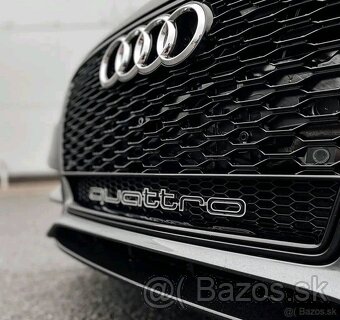 Audi QUATTRO napis logo do masky - 13