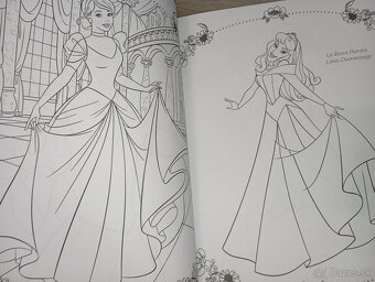 Omáľovanka vymaľovanka Disney princezné nálepky - 13