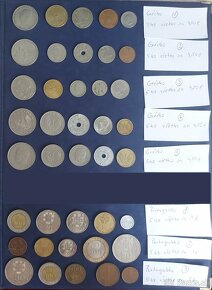 Zbierka mincí - rózne grécke mince + Portugalsko - 13
