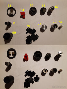 NOVOPRIDANÉ Hmatníky gombíky pre zariadenia TESLA - 13