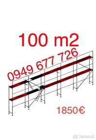 Predám lešenie stavebné lešenie kvalitne certifikované - 13