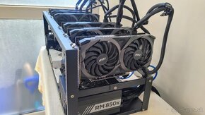 Mining Rig: 6x MSI GeForce RTX 3060Ti Ventus - 13