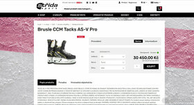 Profi korčule CCM Tacks AS-V PRO - vel. 8 EE (WIDE) - NOVÉ - 13