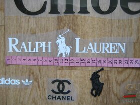 Nažehlovačky Chanel Fendi Chloe Armani Gucci Ralph Lauren - 13