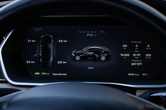 Tesla S 70d AWD, Free supercharger, CCS2 adaptér, po servise - 13