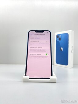 iPhone 13 BLUE ORIGINÁL STAV + PRÍSLUŠENSTVO - 13