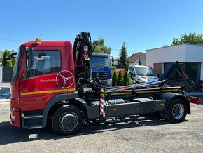 MERCEDES-BENZ ATEGO 1218 HÁKOVÝ NAŤAHOVÁK + HYDRAULICKÁ RUKA - 13