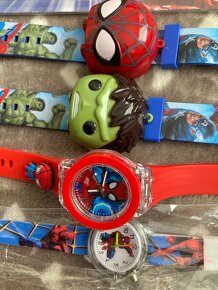 Nové detské hodinky Spiderman Frozen Elsa Pokémon Pikachu - 13