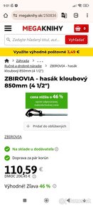 ZBIROVIA - hasák kĺbový 850mm (4 1/2") - 13