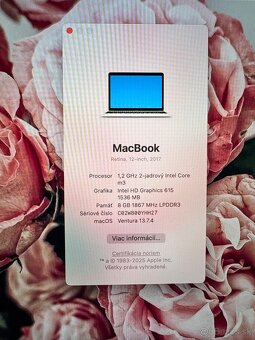 MacBook 12" Rose Gold + Apple myš - 13