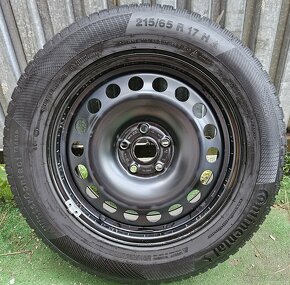 Originálna zimná sada VW - 5x112 r17 +Continental 215/65 r17 - 13