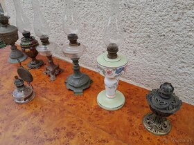 Historická petrolejová lampa. - 13