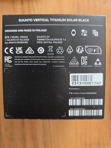 Suunto Vertical Titanium Solar Black - 13