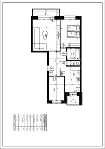 3izb. byt 70m2, 2x loggia+pivnica NADŠTANDARD REKONŠTRUKCIA - 13