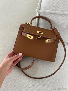 Hermes Kelly mini hnedá kabelka - 13