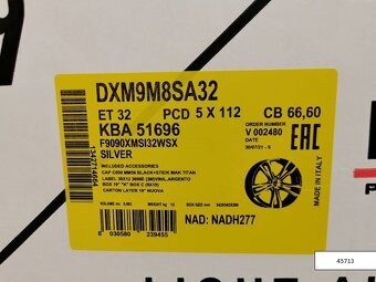 Škoda Kodiaq, Vw Touareg alu disky 9x19 5x112 ET32 1207 - 13