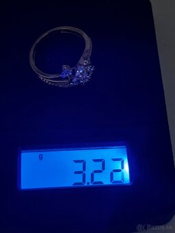 Zlatý diamantový prsteň 0,54ct - 13