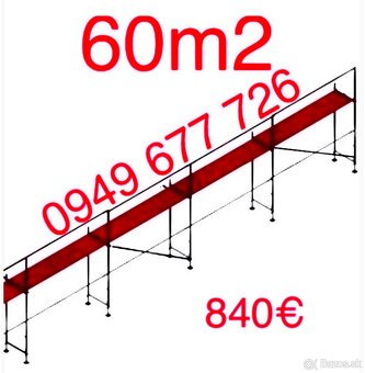 Predám lešenie stavebné lešenie na predaj certifikovane - 13