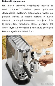 Kávovar pákový De Longhi EC 685. M DEDICA - 13