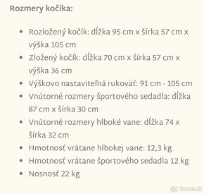 Kočík MOON Resea S 3-kombinácia - 13